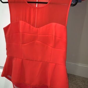 BCBG Peplum Blouse